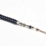 Lav taşı küre kesim 33’lü 8mm tesbih ön görünüm.