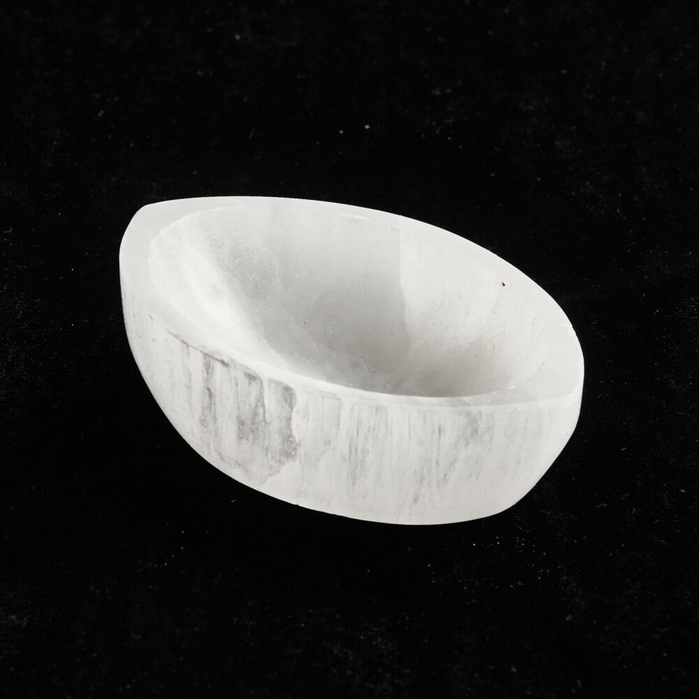 Selenit elips 10 cm – önden görünüm.